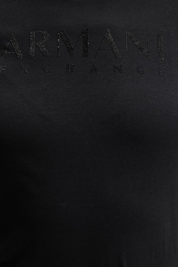 Bavlnené tričko Armani Exchange čierna XW002294.AF17172