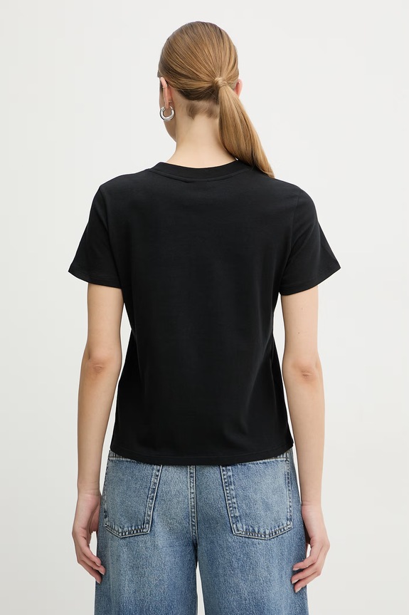 Ruházat Armani Exchange t-shirt női pamut XW002296.AF17172 fekete