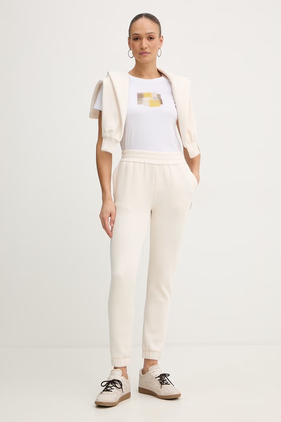 Bavlnené tričko Armani Exchange XW002322.AF10356 biela SS26