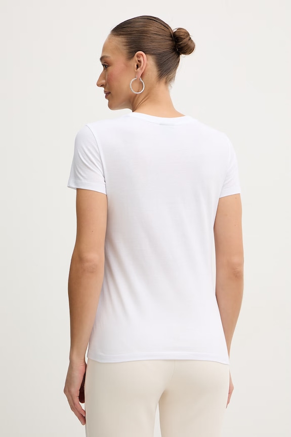 Oblečenie Bavlnené tričko Armani Exchange XW002322.AF10356 biela