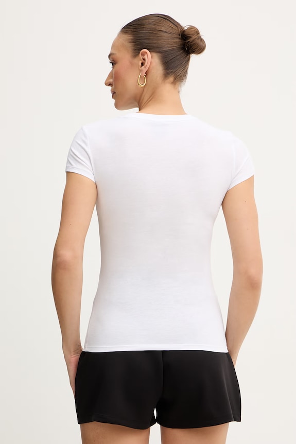 Oblečenie Bavlnené tričko Armani Exchange XW002327.AF10358 biela