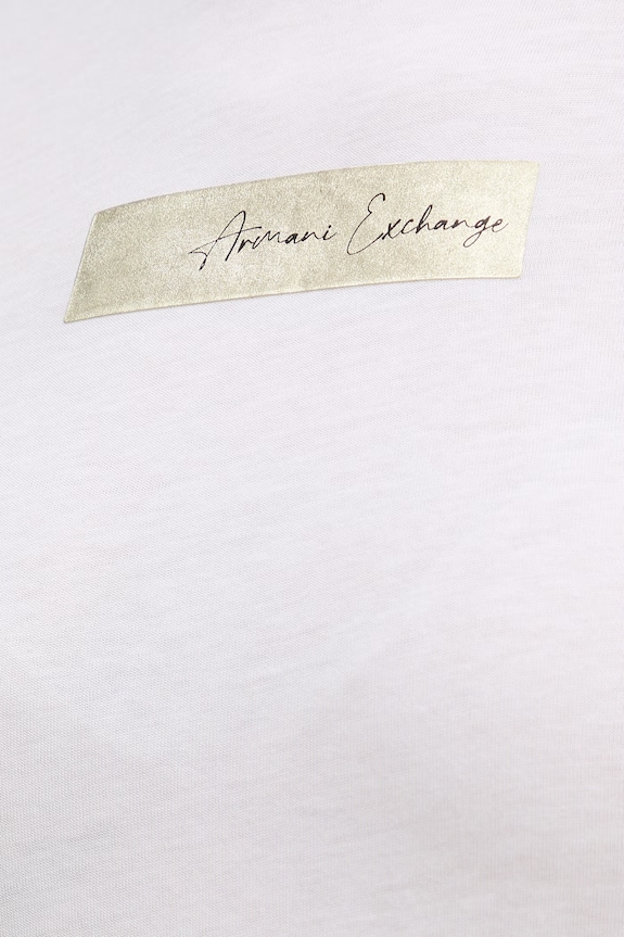 Bavlnené tričko Armani Exchange XW002327.AF10358 biela