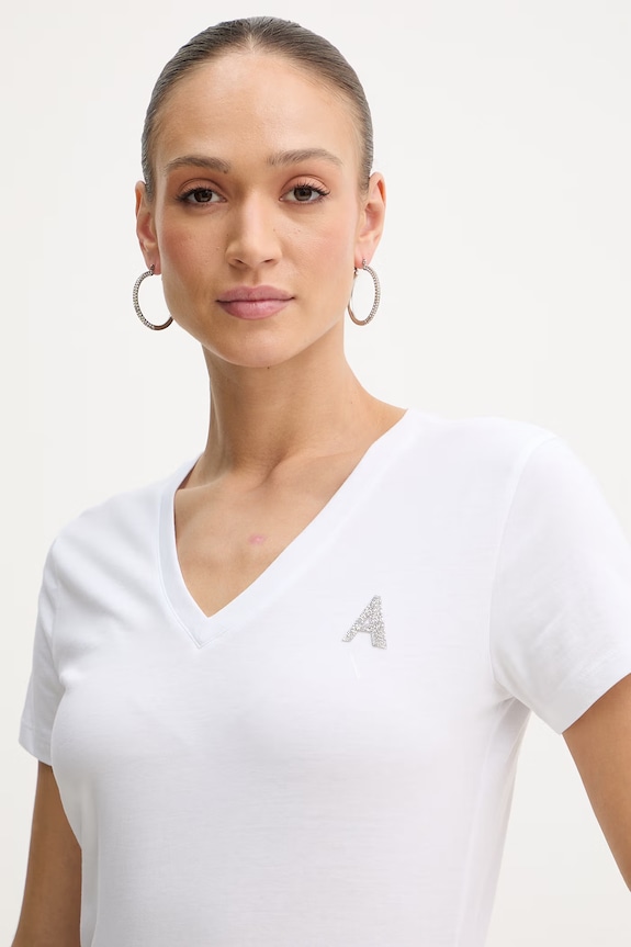 Bavlnené tričko Armani Exchange biela XW002330.AF10356