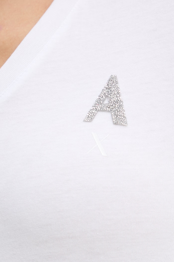 Bavlnené tričko Armani Exchange XW002330.AF10356 biela