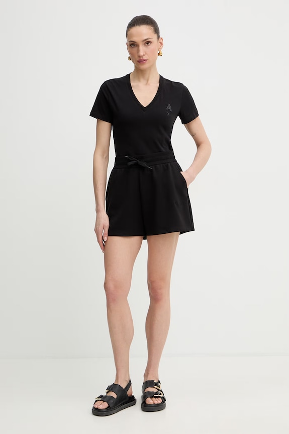 Bavlnené tričko Armani Exchange XW002330.AF10356 čierna SS26