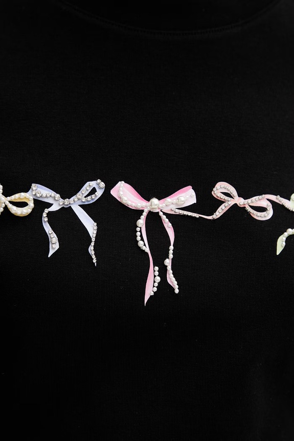 Miss Sixty tricou pentru femei, din bumbac cu elastan 6M1SJ04000 negru