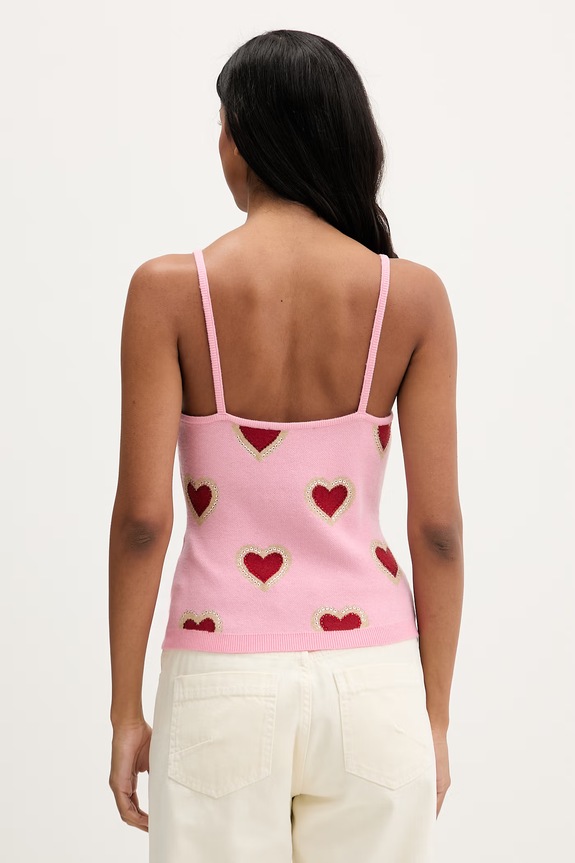 Oblečení Top Never Fully Dressed NFDKN817 růžová