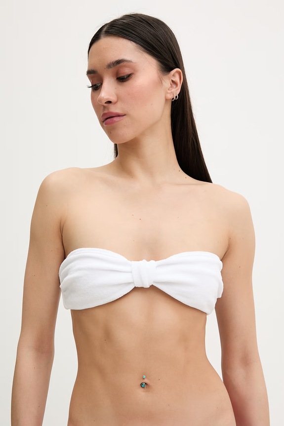 Perfect Moment sutien de baie pentru femei Terry alb W3001376