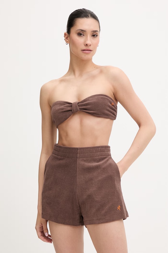 Perfect Moment női melltartós bikini felső Terry barna W3001376