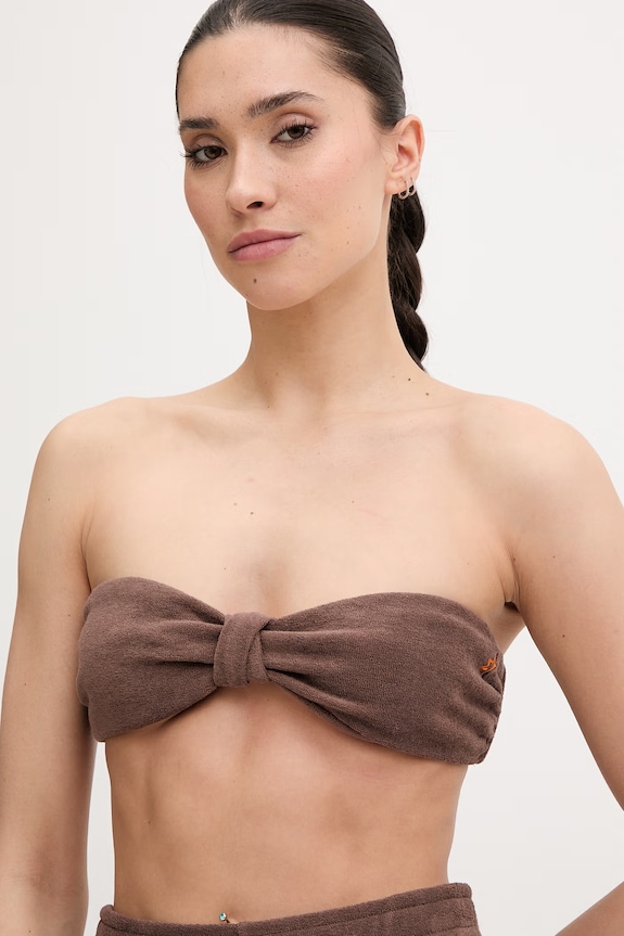 Perfect Moment női melltartós bikini felső Terry barna W3001376