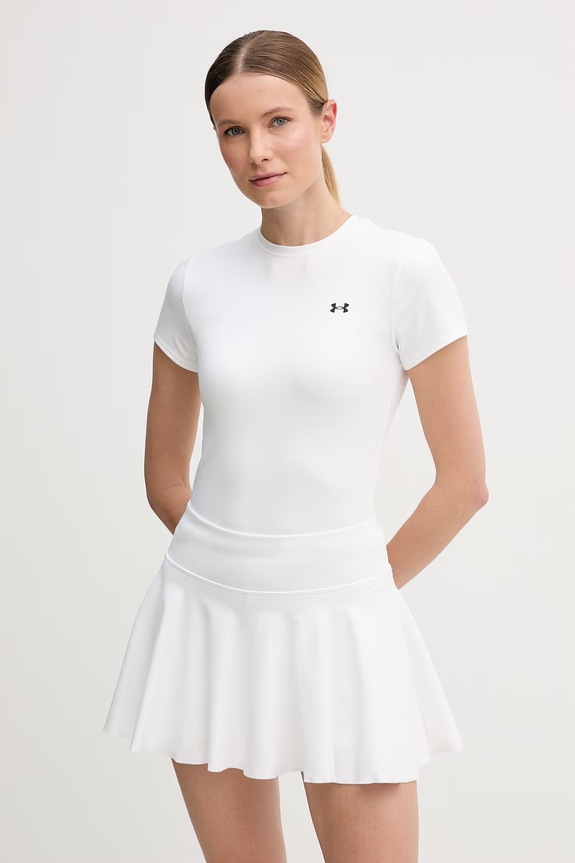 Under Armour t-shirt γυμναστικής γυναικείο Motion Fitted λευκό 6012291
