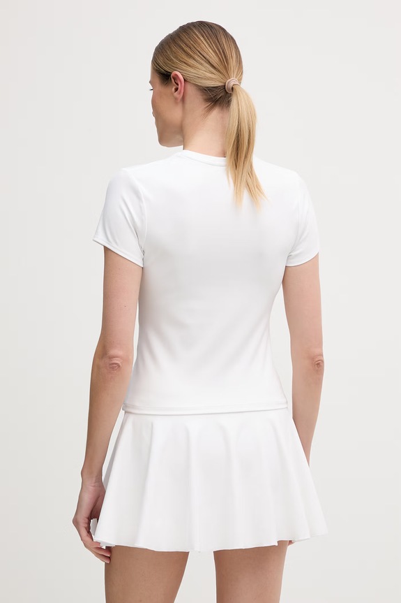 Ρούχα Under Armour t-shirt γυμναστικής γυναικείο Motion Fitted 6012291 λευκό