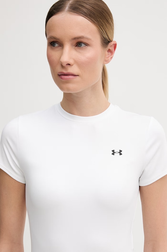 Under Armour t-shirt γυμναστικής γυναικείο Motion Fitted λευκό 6012291