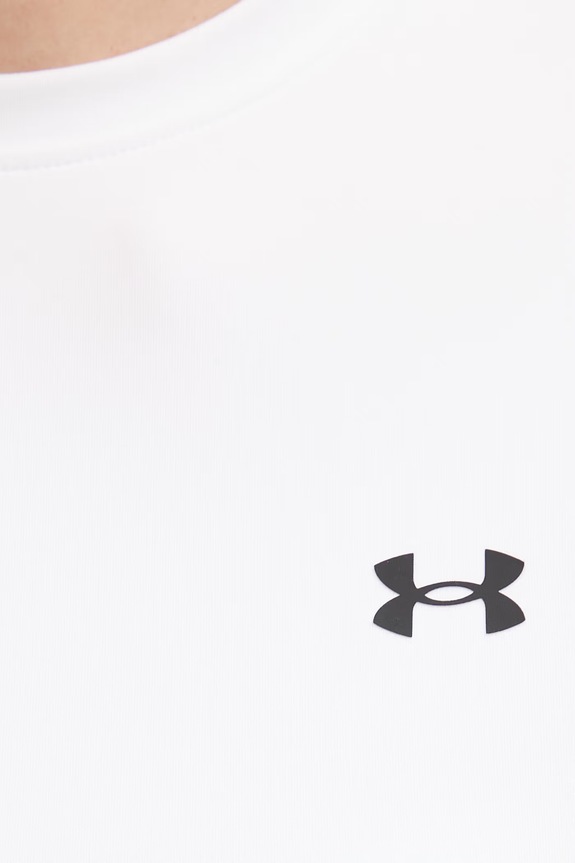 Under Armour t-shirt γυμναστικής γυναικείο Motion Fitted 6012291 λευκό