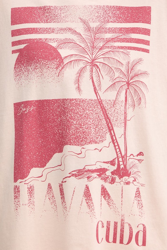 BOSS Orange t-shirt damski bawełniany C Eboys 2 50559078 różowy