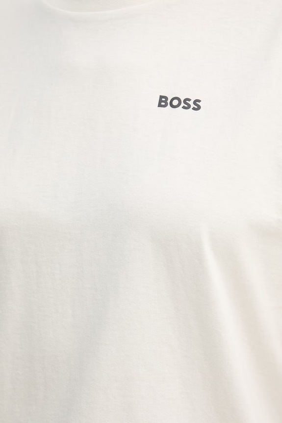 BOSS Orange t-shirt γυναικείο βαμβακερό C Eregular 6 50568699 μπεζ