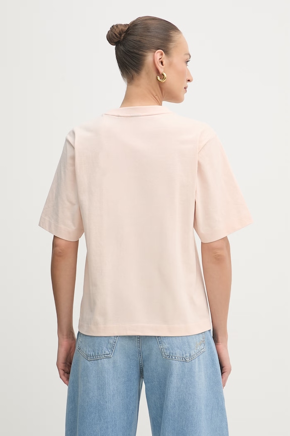 Ρούχα BOSS Orange t-shirt γυναικείο βαμβακερό 50568699 πορτοκαλί