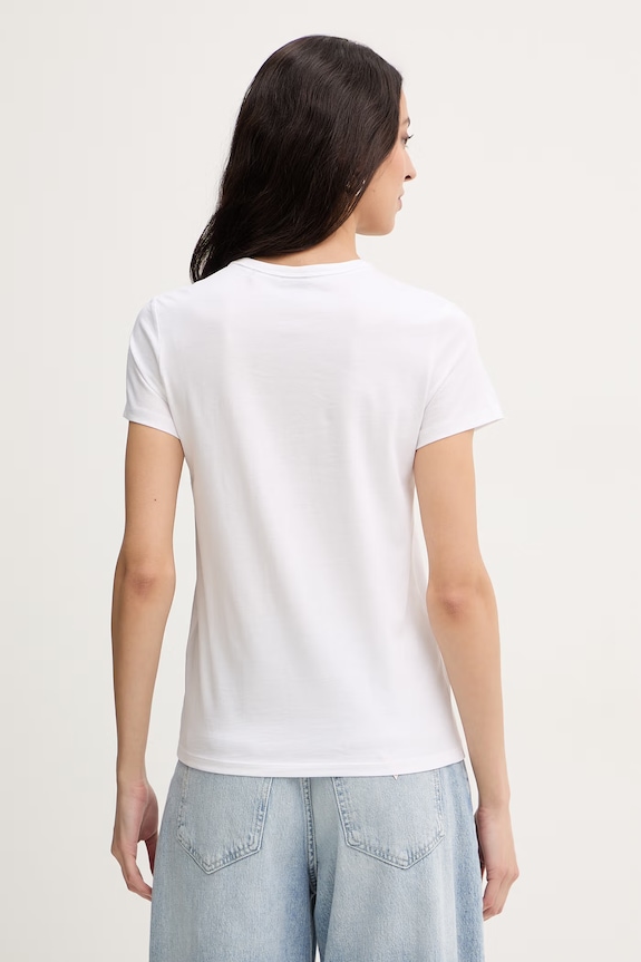 Îmbrăcăminte BOSS Tricou basic de damă din bumbac Eventsa11 50562055 alb