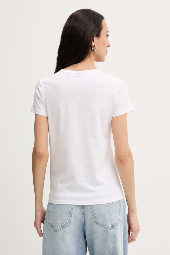 Îmbrăcăminte BOSS tricou basic femei din bumbac Eventsa11 50562055 alb