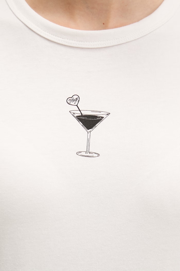 HUGO Blue dámske bavlnené Dichroma_B 50560769 biela