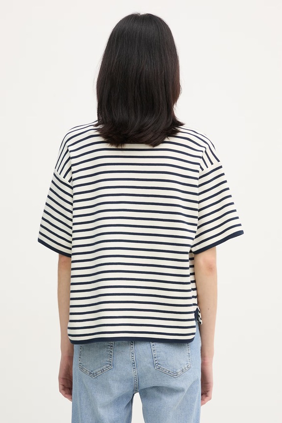 Ρούχα Βαμβακερό μπλουζάκι Joop! 30102053 μπεζ