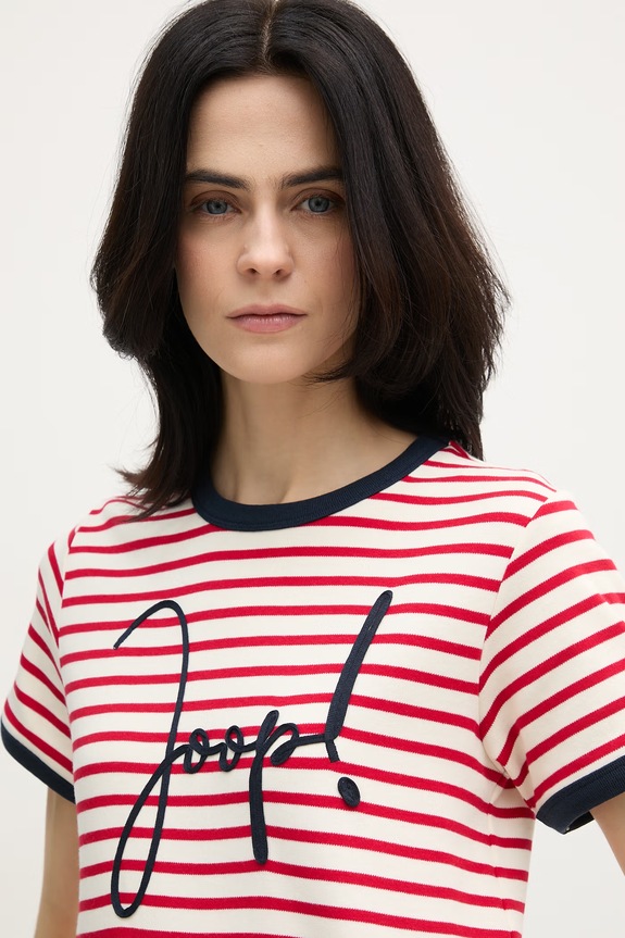 Joop! t-shirt in cotone rosso 30102373