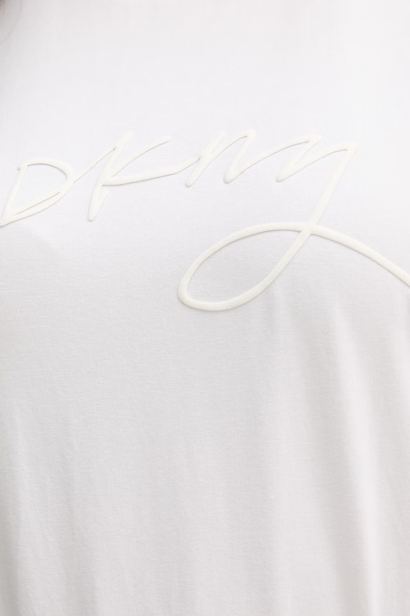 DKNY top damski z bawełny P6BH0ENY biały