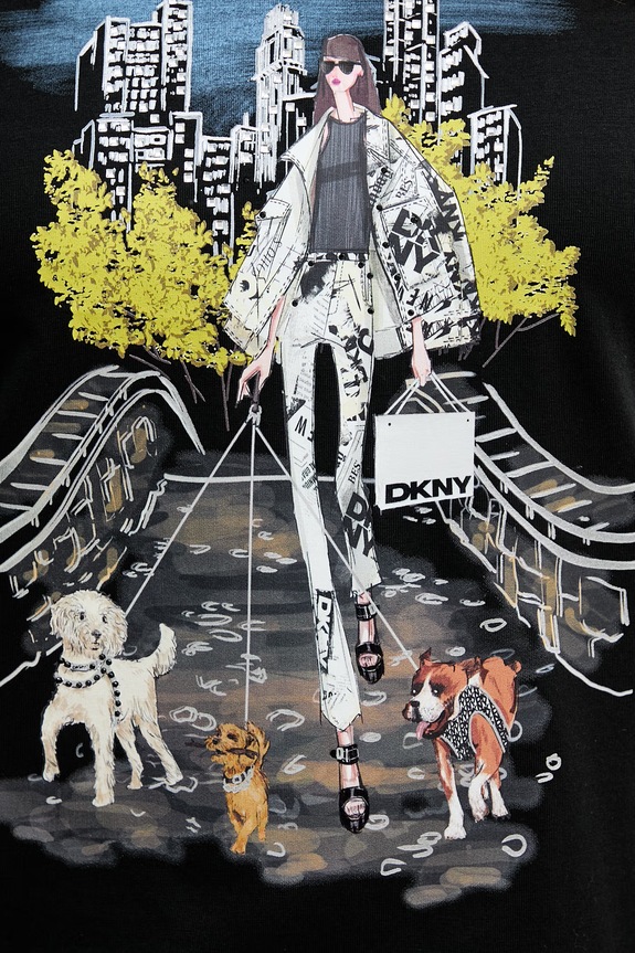 Футболка Dkny P61M0WNA чорний
