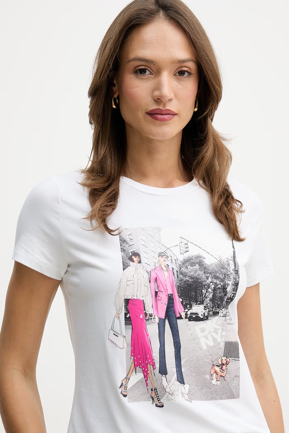 Футболка Dkny білий P61MRWNA