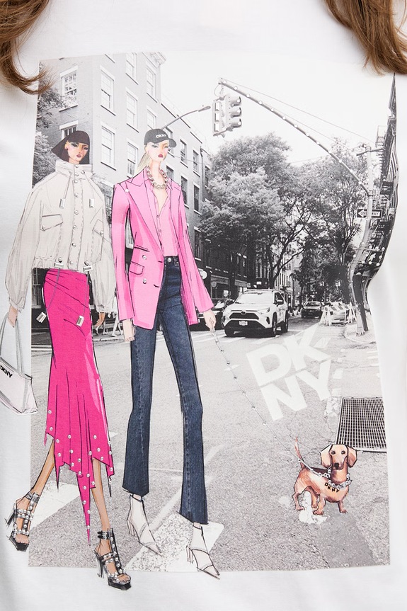Футболка Dkny P61MRWNA білий