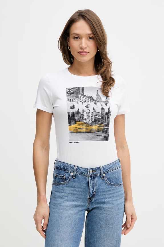Футболка Dkny regular белый DJ6T1748
