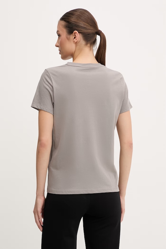 Ρούχα Βαμβακερό μπλουζάκι Dkny DP6T1664 γκρί