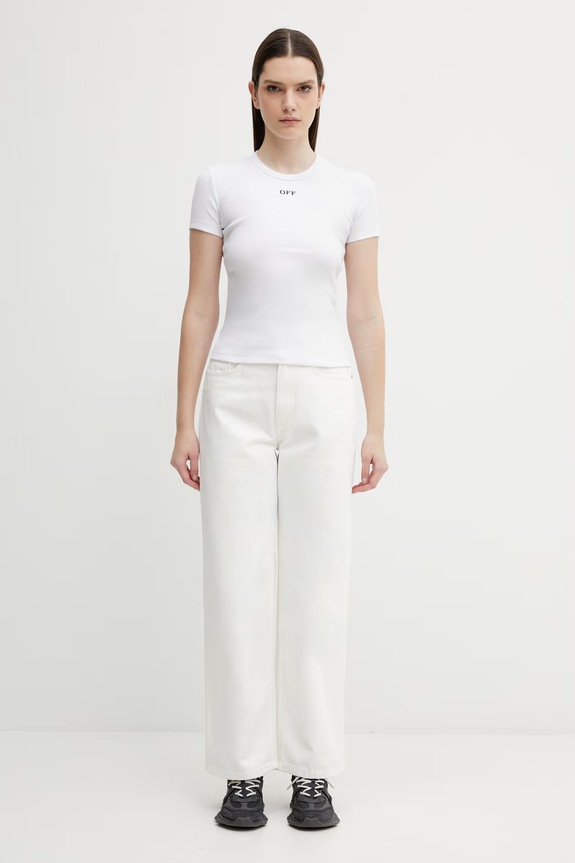 Off-White t-shirt Off Stamp 2AA065C99JER005 white