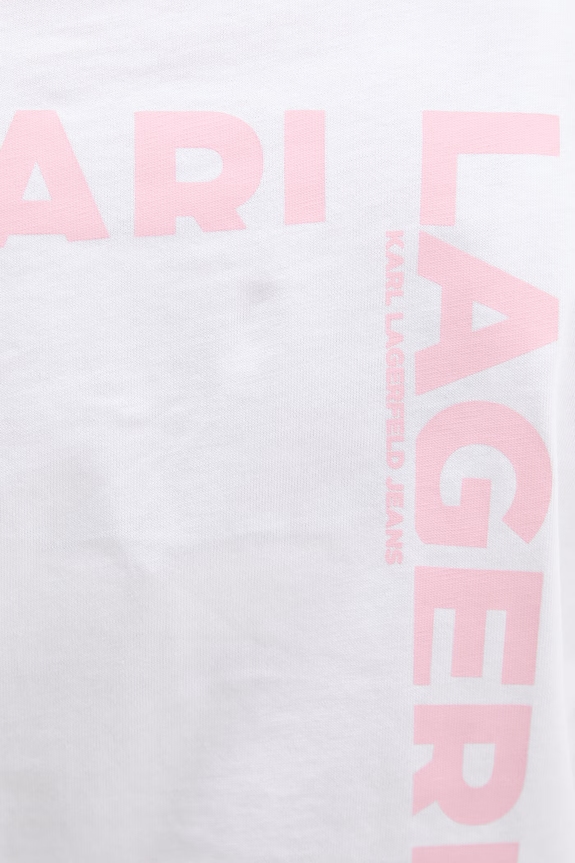 Karl Lagerfeld Jeans tricou pentru femei, din bumbac B2W17069 alb
