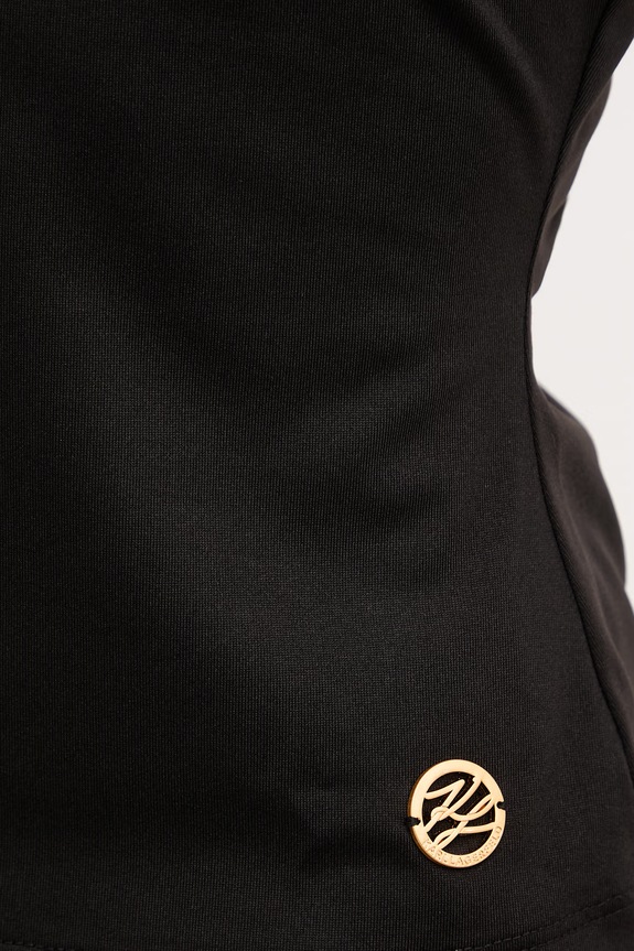 Karl Lagerfeld τοπ γυναικείο B2W17004 μαύρο