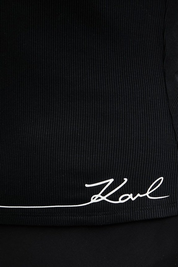 Karl Lagerfeld топ для женщин из вискозы B2W44008 чёрный