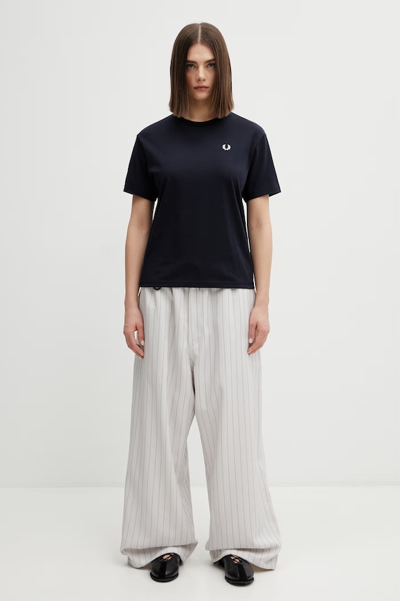 Fred Perry tricou din bumbac G1142 bleumarin