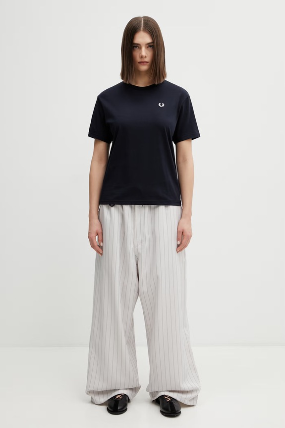Fred Perry t-shirt bawełniany G1142 granatowy