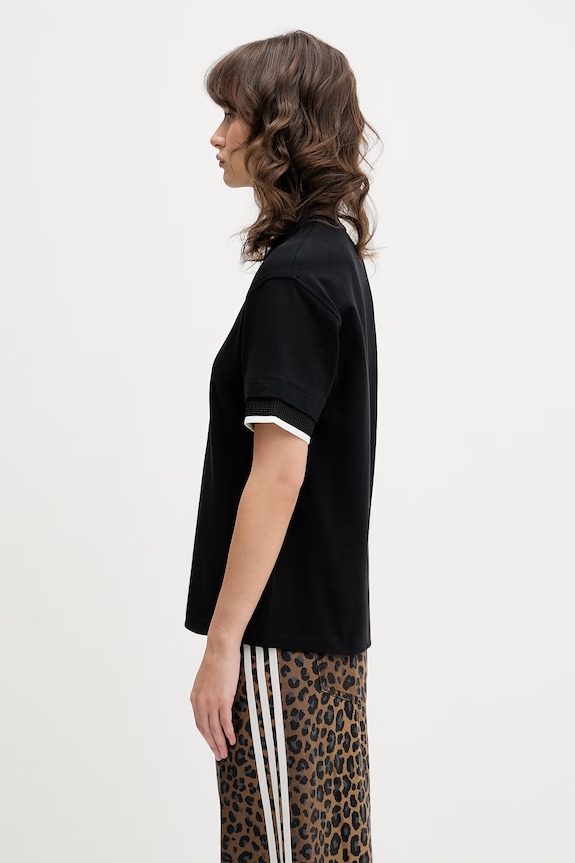 Bavlnené tričko Fred Perry G2167 čierna SS26
