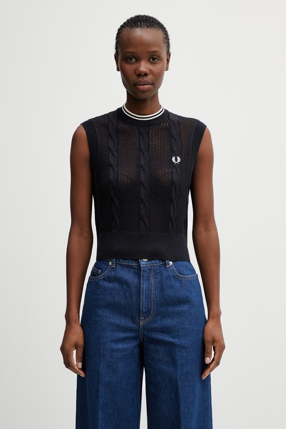 Fred Perry bluzka regular granatowy K2126