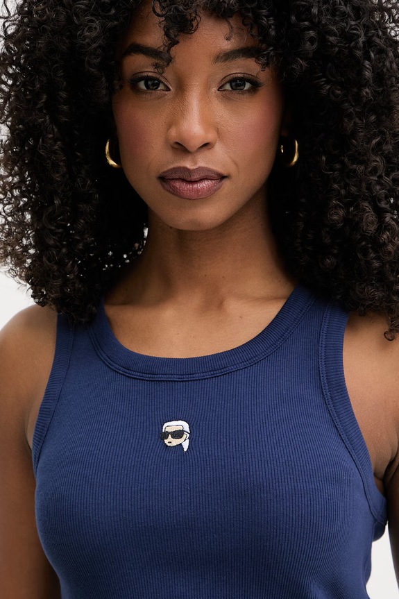 Karl Lagerfeld top damski IKON granatowy B2W17099