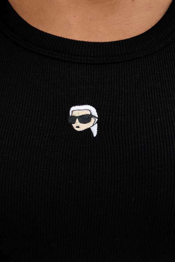 Karl Lagerfeld τοπ γυναικείο IKON B2W17099 μαύρο