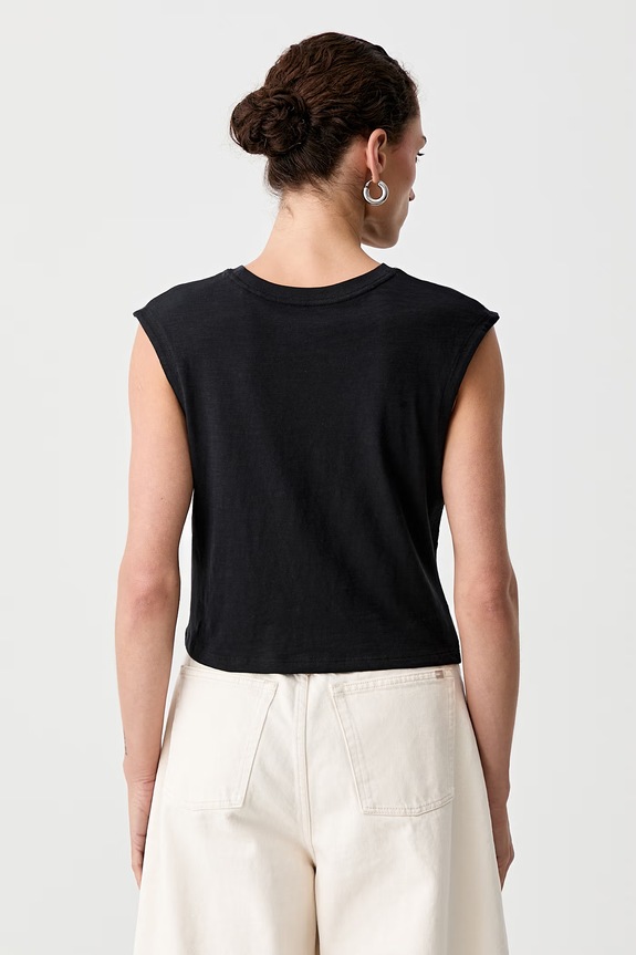 Odzież Levi's top damski bawełniany TWISTED FEMME SS 005JP czarny