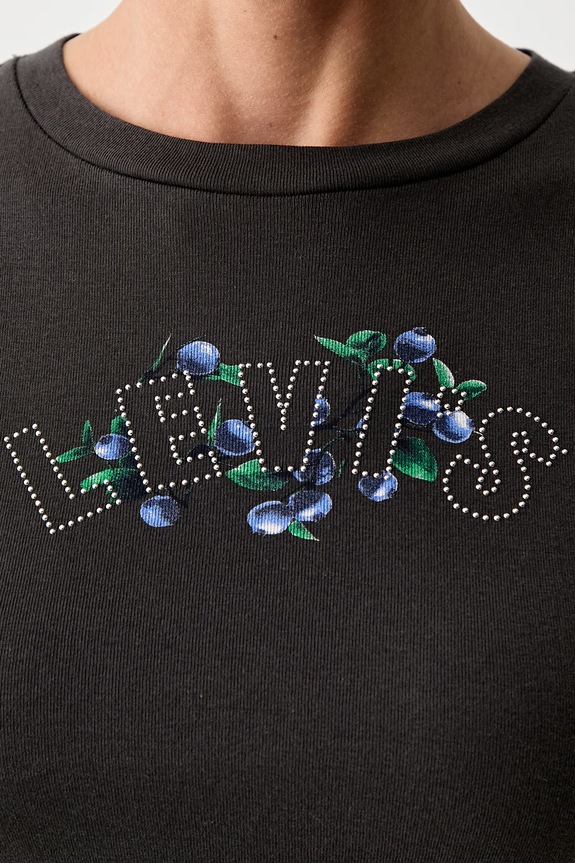 Levi's T-shirt damski bawełniany GR ESSENTIAL SPORTY A8798.0104 szary