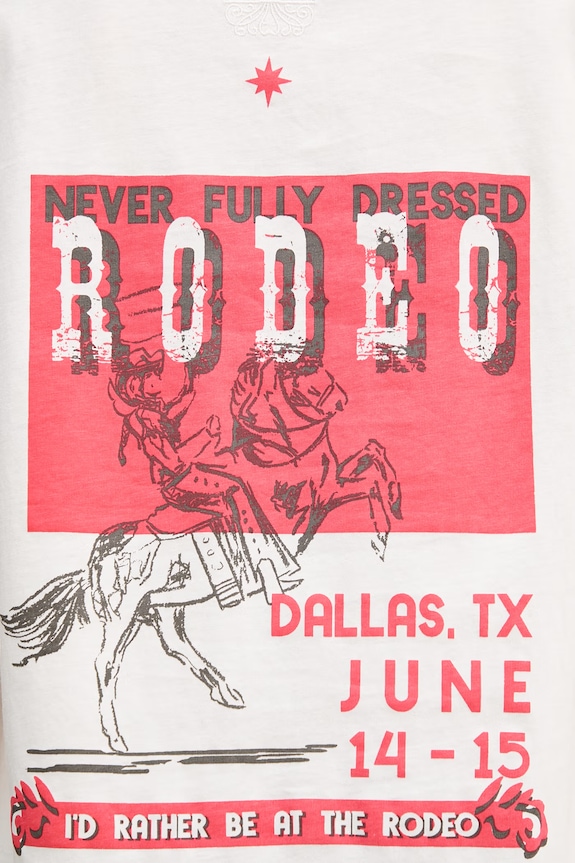 Never Fully Dressed t-shirt damski bawełniany NFDTO2086 biały