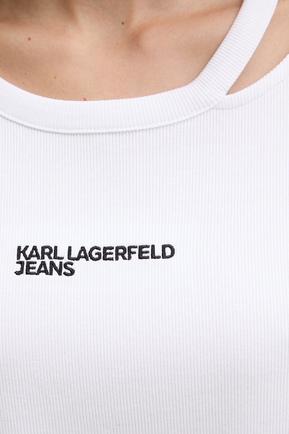 Karl Lagerfeld Jeans tričko dámske B2W17077 biela