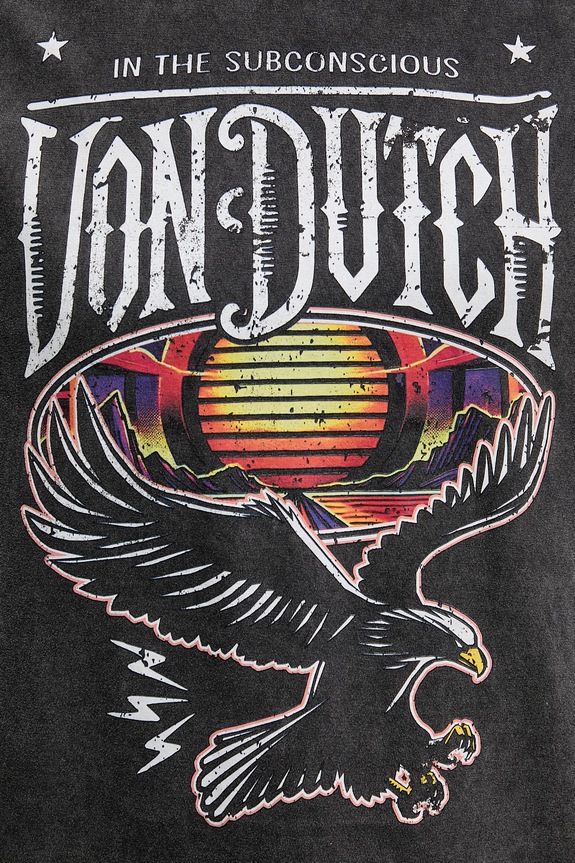 Von Dutch tricou pentru femei, din bumbac VD.2.TR.ROAD gri