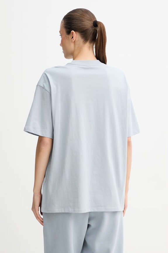 Odzież The North Face t-shirt damski bawełniany Essential Simple Dome NF0A8EVXFM21 niebieski