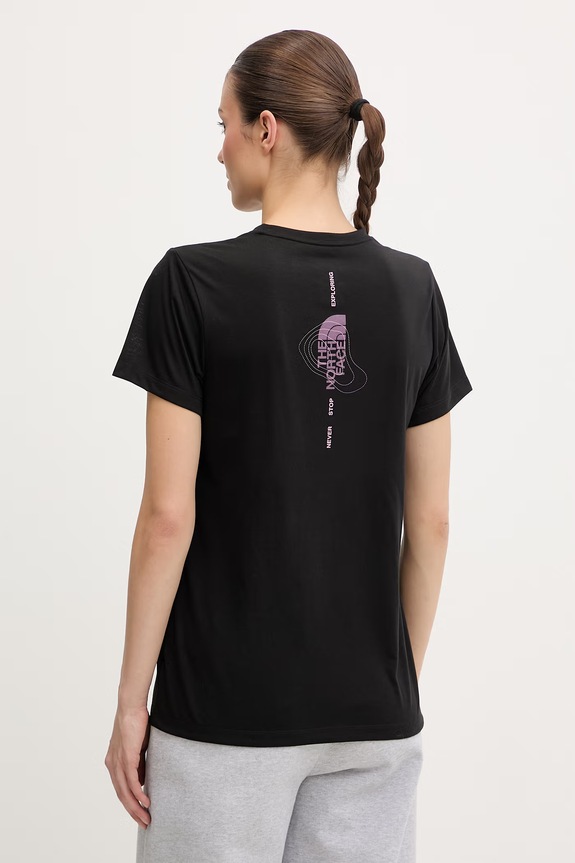 Îmbrăcăminte The North Face tricou pentru femei BITMAP NF0A8G0DJK31 negru