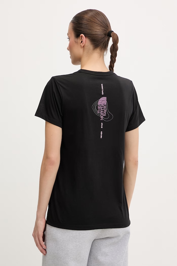 Îmbrăcăminte The North Face tricou pentru femei BITMAP NF0A8G0DJK31 negru